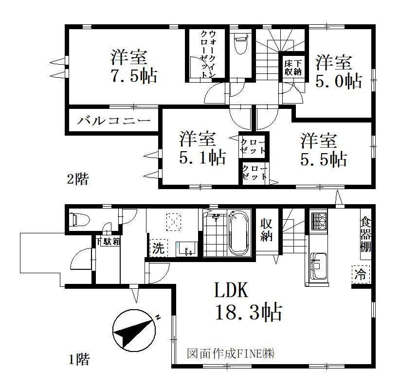 川口市大字赤井 新築一戸建て