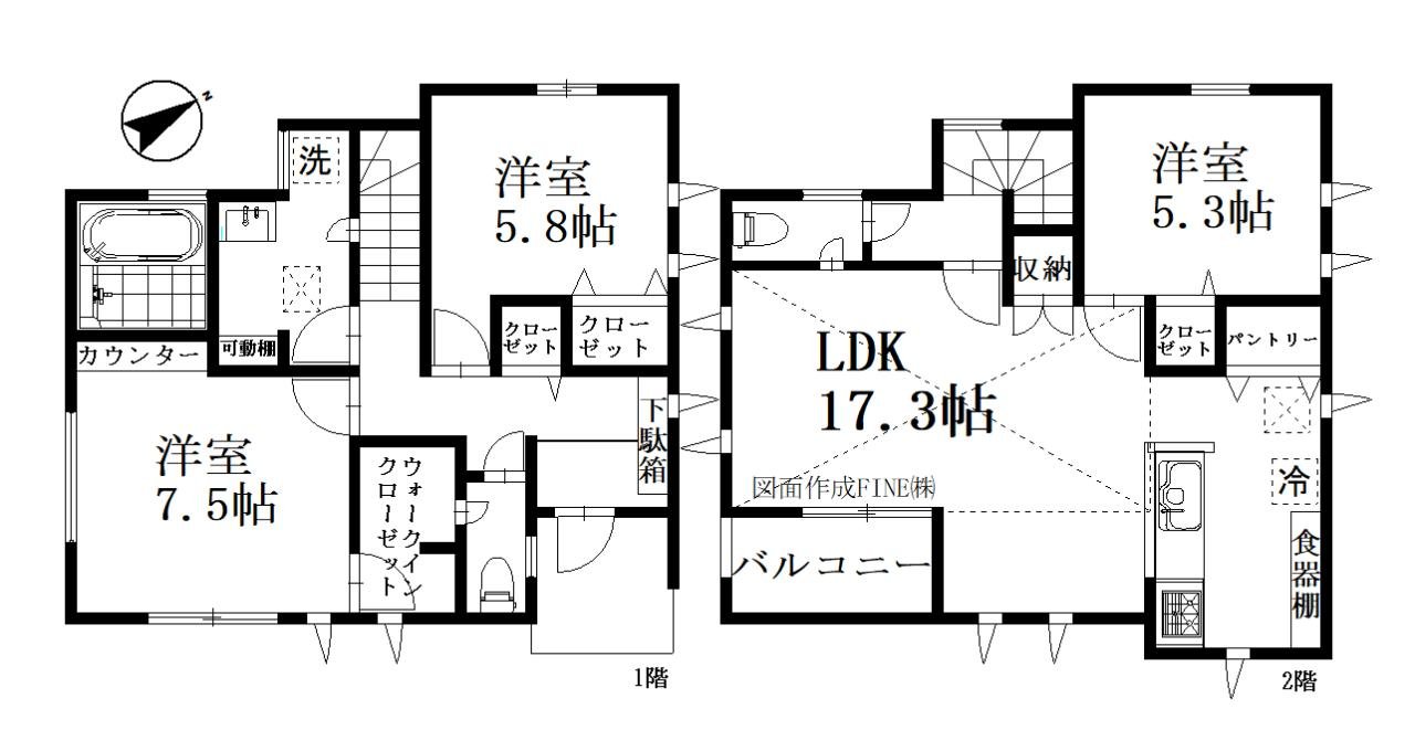 川口市大字赤井 新築一戸建て