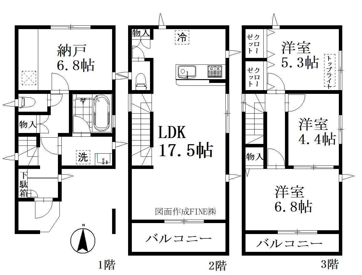 川口市芝２丁目　２号棟