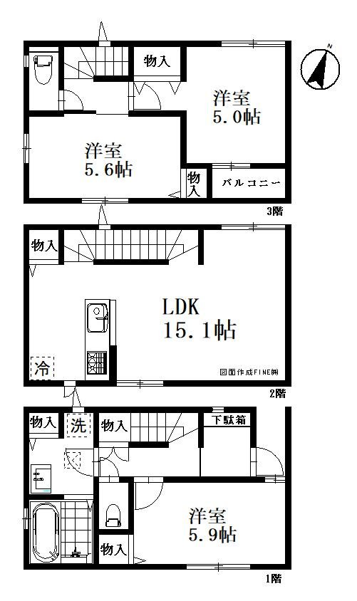 川口市芝１丁目　２号棟