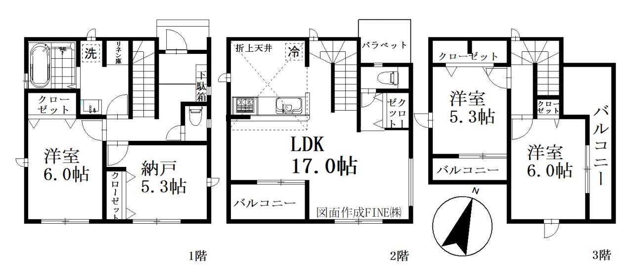 川口市柳崎３丁目　３号棟