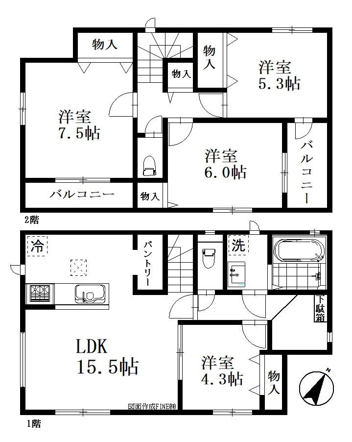 川口市大字伊刈　F号棟