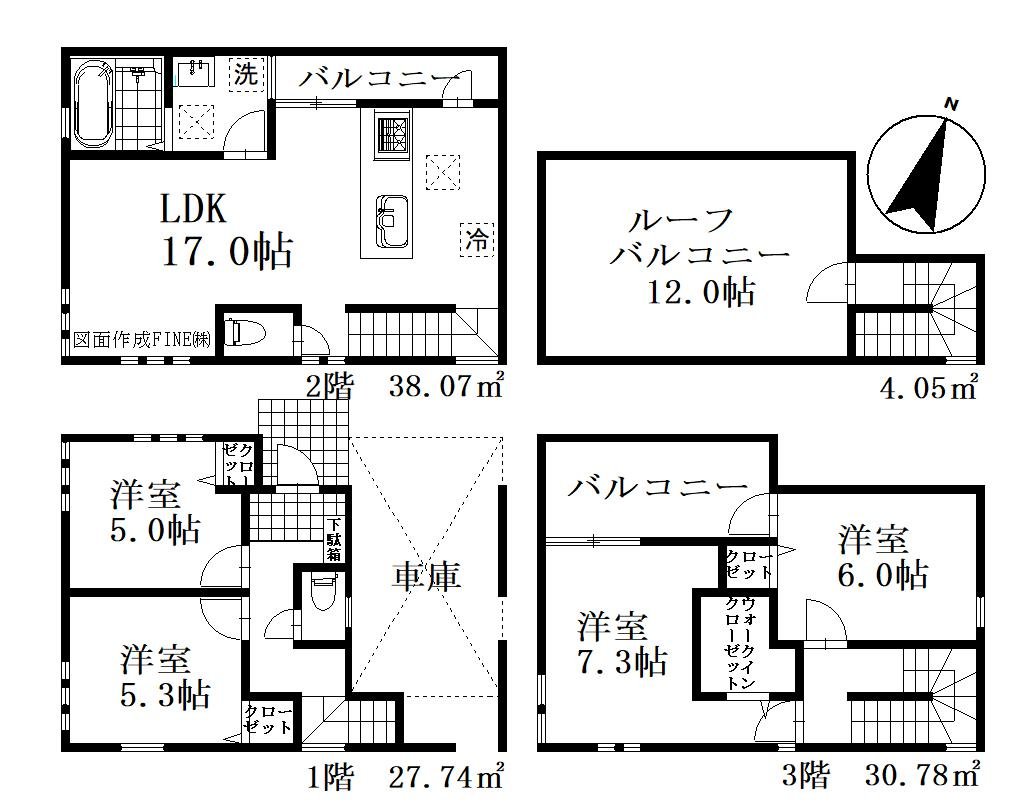 川口市朝日４丁目　6号棟