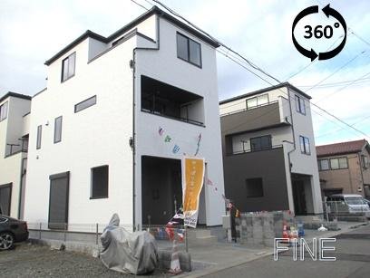 川口市中青木５丁目　新築一戸建て　現地外観